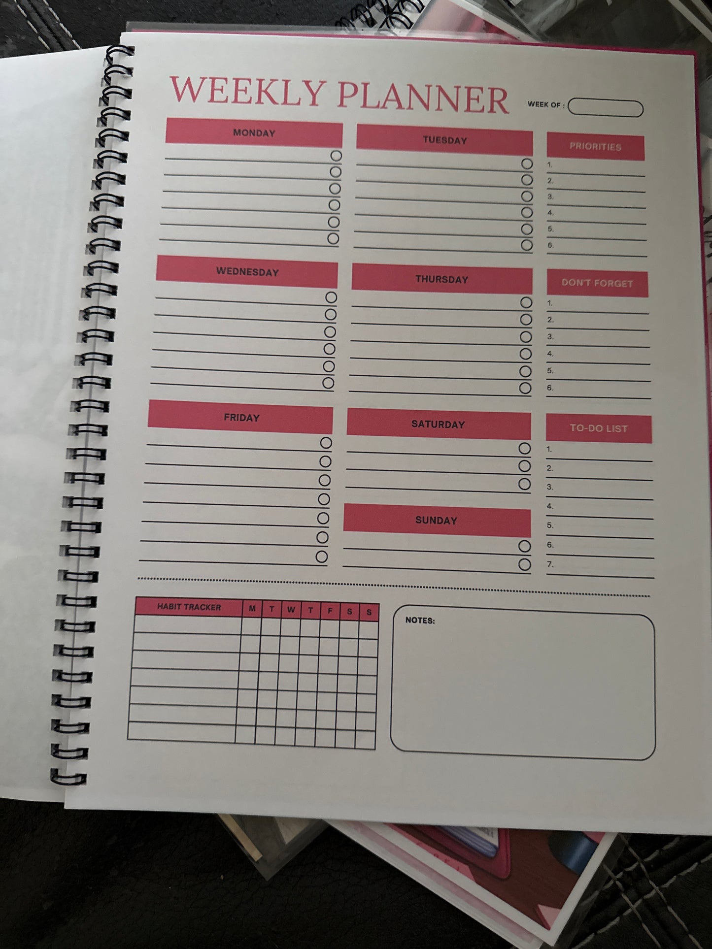 2026 Self-Care Planner – Be Bold Edition